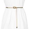 image:imageAllegra K Rhinestone Belt for Women Sparkle Chain Plus Size Waist Belt for Jeans Tunic DressesBlack Gold