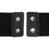 image:imageAllegra K Women Wide Elastic Waist Belts Bow Knot Belts Snap ButtonBlack