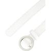 image:imageAllegra K Womens Belts O Ring Metal Buckle Plus Size Thin Nonporous Waist Belt for Jeans Dress 09 Inches WidthWhite