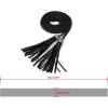 image:imageAllegra K Womens Tassels Braided Waist Belt Woven Skinny Belts for DressBrown  Black