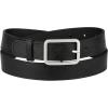 image:imageAllegra K Ladies Skinny Belts PU Casual Shiny Waist Belt for Dress Jeans Single Pin BuckleBlack