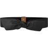 image:imageAllegra K Women Wide Elastic Waist Belts Bow Knot Belts Snap ButtonBlack