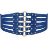 image:imageAllegra K Womens Elastic Wide Waist Belt Vintage Stretchy Belts for DressesBlue