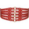 image:imageAllegra K Womens Elastic Wide Waist Belt Vintage Stretchy Belts for DressesRed