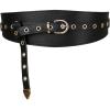 image:imageAllegra K Womens Vintage Wide Waist Belt for Dresses Faux Leather Waistband Metal BuckleBlack