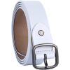 image:imageuxcell Women Casual Leather Belt Fashionable Stylish Vintage Width 1White