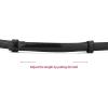 image:imageuxcell Metal Buckle Adjustable Thin High Waist Belt for WomenBlacksquare Buckle