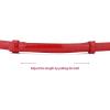 image:imageuxcell Metal Buckle Adjustable Thin High Waist Belt for WomenRedround Buckle