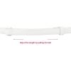 image:imageuxcell Metal Buckle Adjustable Thin High Waist Belt for WomenWhiteround Buckle