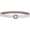 image:imageuxcell Women Casual Leather Belt Fashionable Stylish Vintage Width 1White
