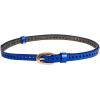 image:imageuxcell Women Classic Skinny Belt With OvalShaped Hollow Alloy Buckle MulticolorRoyal