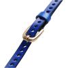 image:imageuxcell Women Classic Skinny Belt With OvalShaped Hollow Alloy Buckle MulticolorRoyal