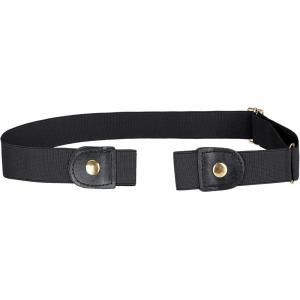 image:imageAllegra K Invisible Elastic Belt for Women Belts Snap Button Belts for Jeans Pants No BuckleBlack