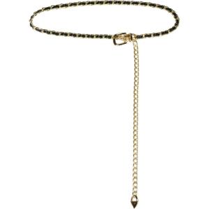 image:imageAllegra K Rhinestone Belt for Women Sparkle Chain Plus Size Waist Belt for Jeans Tunic DressesBlack Gold