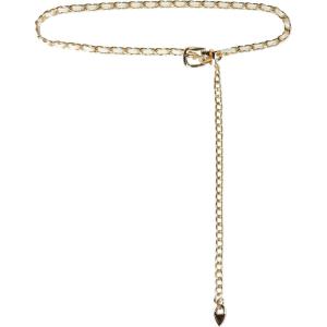 image:imageAllegra K Rhinestone Belt for Women Sparkle Chain Plus Size Waist Belt for Jeans Tunic DressesWhite Gold