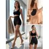 image:imageAllegra K Tummy Control Shapewear for Women High Waisted Front Hook Closure Butt Lifting Shorts Body ShaperBlack
