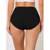 image:imageAllegra K Womens Cotton High Waist Available in Plus Size Tummy Control UnderwearBlack