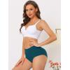 image:imageAllegra K Womens Cotton High Waist Available in Plus Size Tummy Control UnderwearDark Blue