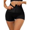 image:imageAllegra K Tummy Control Shapewear for Women High Waisted Front Hook Closure Butt Lifting Shorts Body ShaperBlack