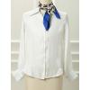 image:imageAllegra K 70cm Large Leopard Print Square Scarves Silk Like Kerchief Neck Head Scarf NeckerchiefRoyal Blue