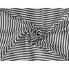image:imageAllegra K 70cm Women Stripe Print Square Scarves Kerchief Neck Scarf Neckerchief HeadbandBlack White