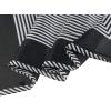 image:imageAllegra K 70cm Women Stripe Print Square Scarves Kerchief Neck Scarf Neckerchief HeadbandBlack White