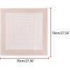 image:imageAllegra K 70cm Women Stripe Print Square Scarves Kerchief Neck Scarf Neckerchief HeadbandChampagne