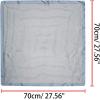 image:imageAllegra K 70cm Women Stripe Print Square Scarves Kerchief Neck Scarf Neckerchief HeadbandGray