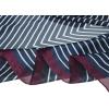 image:imageAllegra K 70cm Women Stripe Print Square Scarves Kerchief Neck Scarf Neckerchief HeadbandNavy Blue