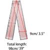 image:imageAllegra K Skinny Scarves Stripe Neck Wraps for Women Fasion Neckerchief Ribbon HairbandPink