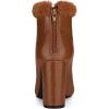 image:imageAllegra K Womens Pointed Toe Faux Fur Block Heel Ankle Boots