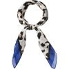 image:imageAllegra K 70cm Large Leopard Print Square Scarves Silk Like Kerchief Neck Head Scarf NeckerchiefRoyal Blue