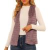image:imageAllegra K Womens Fashion Faux Fur Vest Casual Sleeveless Fluffy Open Front Jacket