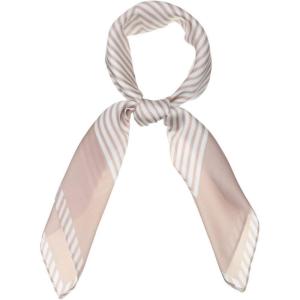 image:imageAllegra K 70cm Women Stripe Print Square Scarves Kerchief Neck Scarf Neckerchief HeadbandChampagne