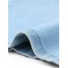 image:imageAllegra K Denim Skirt for Women High Waisted Casual Back Slit Stretchy Below Knee Length Jean SkirtLight Blue