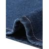 image:imageAllegra K Denim Skirt for Women Midi Length Elastic Waist Split Back Long Jean SkirtsDark Blue