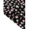 image:imageAllegra K Floral Tank Dress for Womens Sleeveless Boat Neck ALine Summer Mini SundressBlack