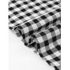 image:imageAllegra K Gingham Dress for Women Casual Sleeveless Flowy Vacation Summer Midi Smocked DressesBlack