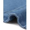 image:imageAllegra K Jean Vests for Women Collarless Button Down Sleeveless Denim Vest TopBlue