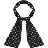 image:imageAllegra K Women Retro Polka Dots Skinny Scarf Neck Scarves Wrap Long Neckerchief Hair BandBlack