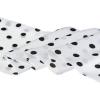 image:imageAllegra K Women Retro Polka Dots Skinny Scarf Neck Scarves Wrap Long Neckerchief Hair BandWhite