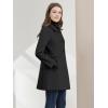 image:imageAllegra K Womens 2025 Coat Winter Classic Vintage MidLength Lapel Collar Single Breasted OvercoatBlack