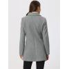 image:imageAllegra K Womens 2025 Coat Winter Classic Vintage MidLength Lapel Collar Single Breasted OvercoatGrey