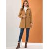 image:imageAllegra K Womens 2025 Coat Winter Classic Vintage MidLength Lapel Collar Single Breasted OvercoatKhaki