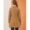 image:imageAllegra K Womens 2025 Coat Winter Classic Vintage MidLength Lapel Collar Single Breasted OvercoatKhaki