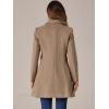 image:imageAllegra K Womens 2025 Coat Winter Classic Vintage MidLength Lapel Collar Single Breasted OvercoatLight Brown