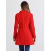 image:imageAllegra K Womens 2025 Coat Winter Classic Vintage MidLength Lapel Collar Single Breasted OvercoatRed