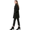 image:imageAllegra K Womens 2025 Winter Outerwear MidLong Double Breasted Pea CoatBlack