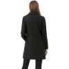 image:imageAllegra K Womens 2025 Winter Outerwear MidLong Double Breasted Pea CoatBlack