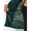 image:imageAllegra K Womens Cropped Faux Fur Jacket Lapel Cardigan Shrug 2024 Winter Fluffy Faux Fur CoatGreen